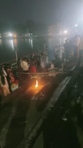 Hilsa Surya Mandir Ghat पर सूर्य को दिया अर्ध्य