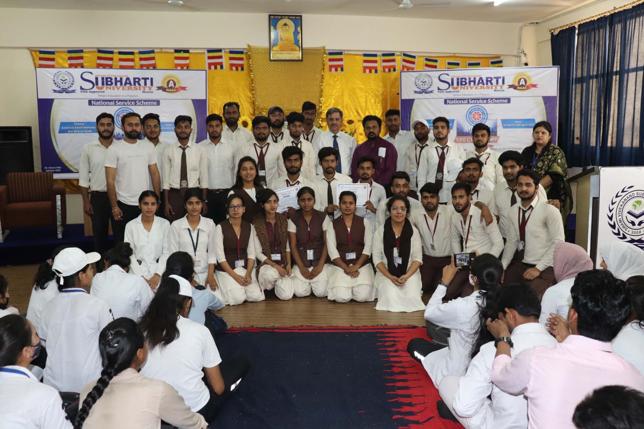 राष्ट्रीय सेवा योजना के सात दिवसीय विशेष शिविर का समापन 1 Mrt 12 3