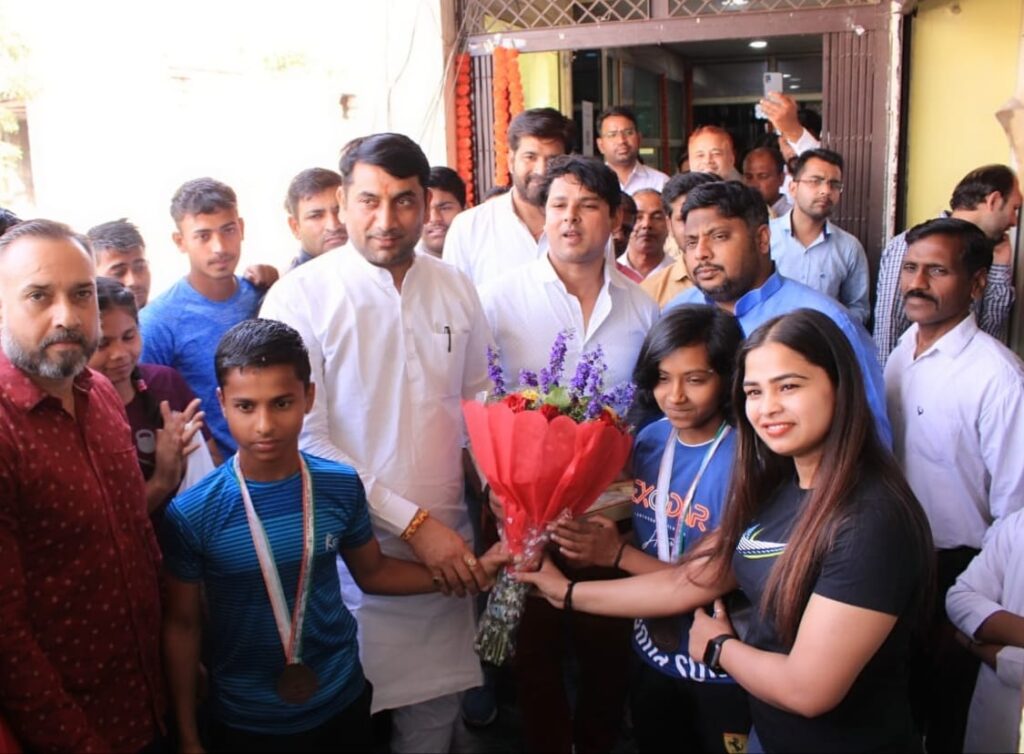 वुशू खिलाड़ियों ने जीता कांस्य पदक, राज्यमंत्री ने किया स्वागत