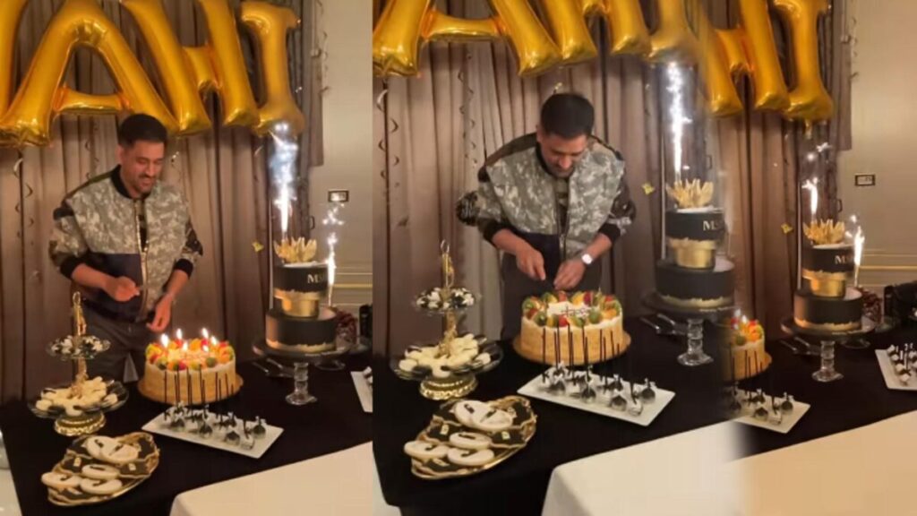 अपने 41वें बर्थडे पर लंदन पहुंचे एमएस धोनी