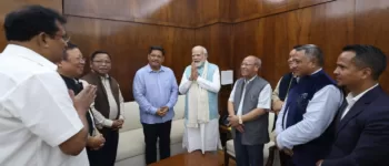Meghalaya Chief Minister, Speaker and Ministers call on the Prime Minister