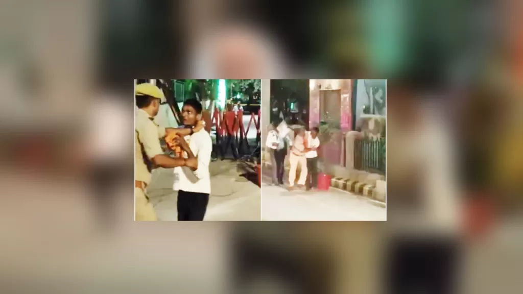 PM मोदी की सुरक्षा में चूक, काफिले के आगे कूदा युवक