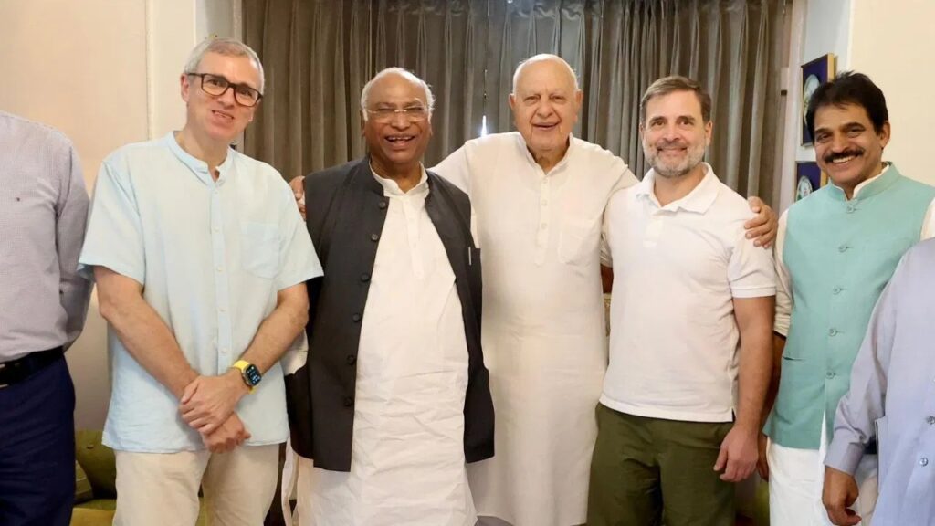 जम्मू-कश्मीर में कांग्रेस और एनसी में गठबंधन