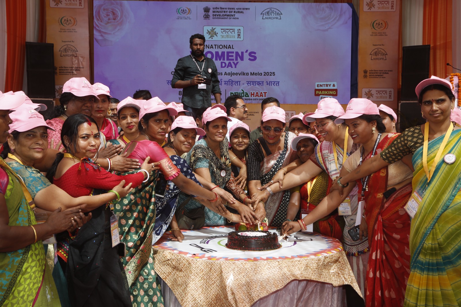 Programs organized on International Women's Day at Saras Mela, Noida