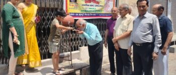 Sahyog Samajik Sanstha ने लगाया प्याऊ