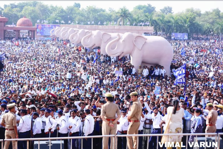 बसपा की रैली में भीड़ ने तोड़े सभी रिकार्ड 2