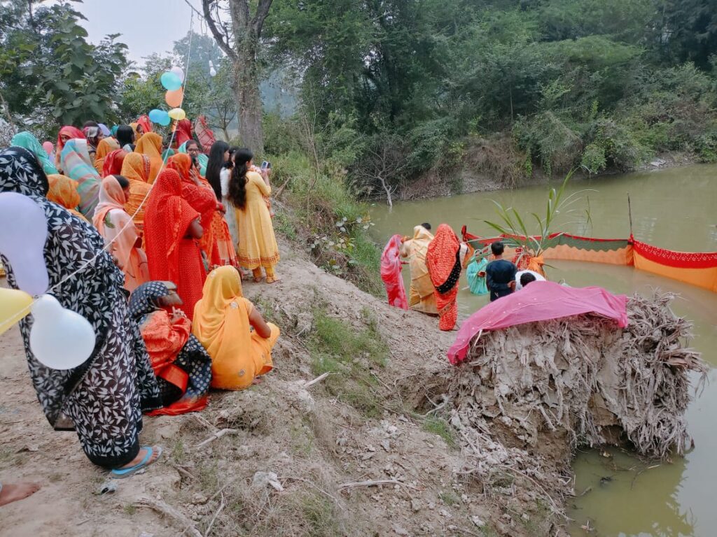 Chhath Mahaparva celebrated with great pomp in Samodhpur 3