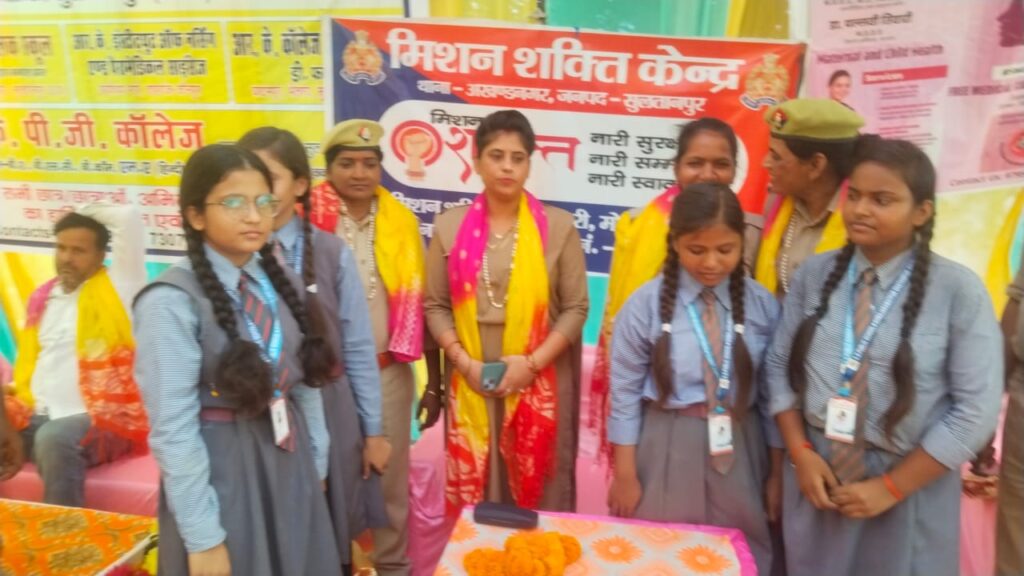 Healthy Women-Empowered Campaign Crowds gathered at the awareness camp