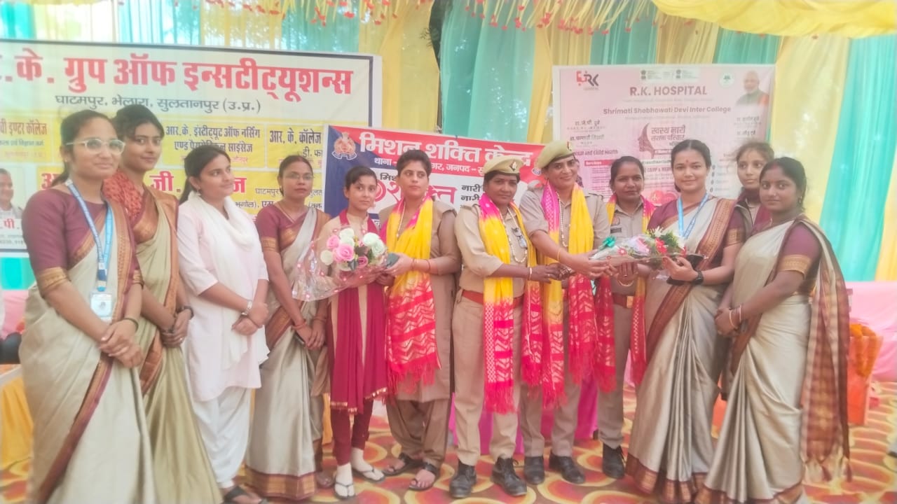 Healthy Women-Empowered Campaign Crowds gathered at the awareness camp