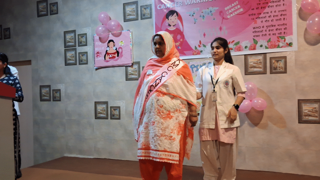 KMC Cancer Hospital Meerut में स्तन कैंसर जागरूकता कार्यक्रम 11