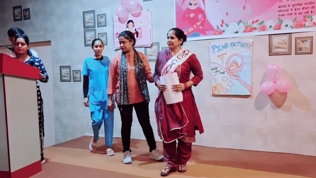 KMC Cancer Hospital Meerut में स्तन कैंसर जागरूकता कार्यक्रम 12