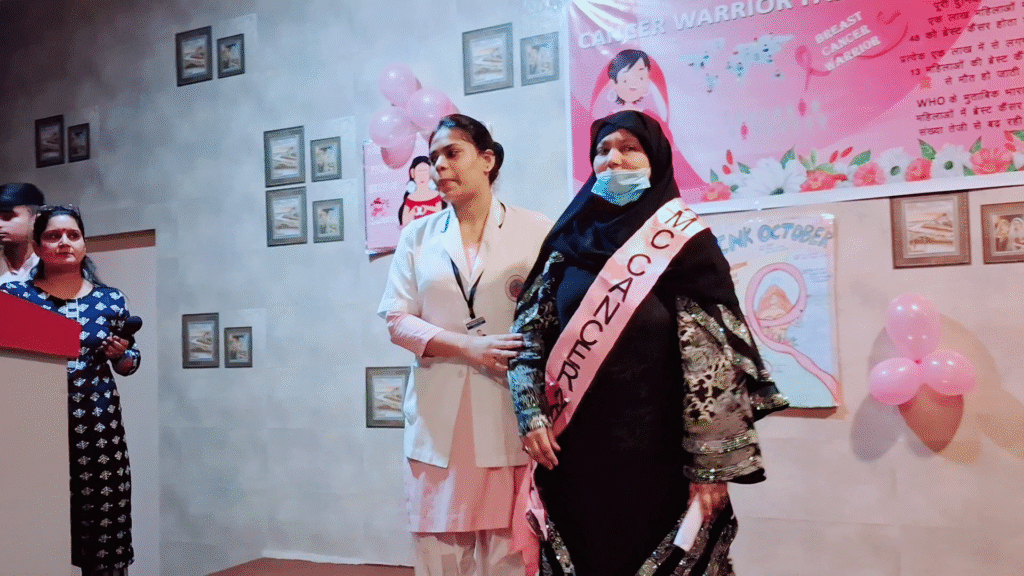 KMC Cancer Hospital Meerut में स्तन कैंसर जागरूकता कार्यक्रम 13