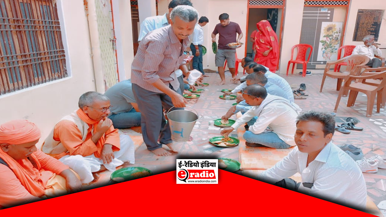 महाविरन बिजेथुआ में भंडारा का आयोजन