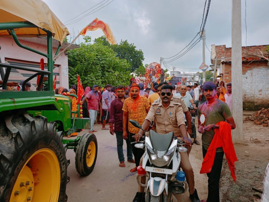 नवरात्रि की समाप्ति दुर्गा मैया का विसर्जन 4