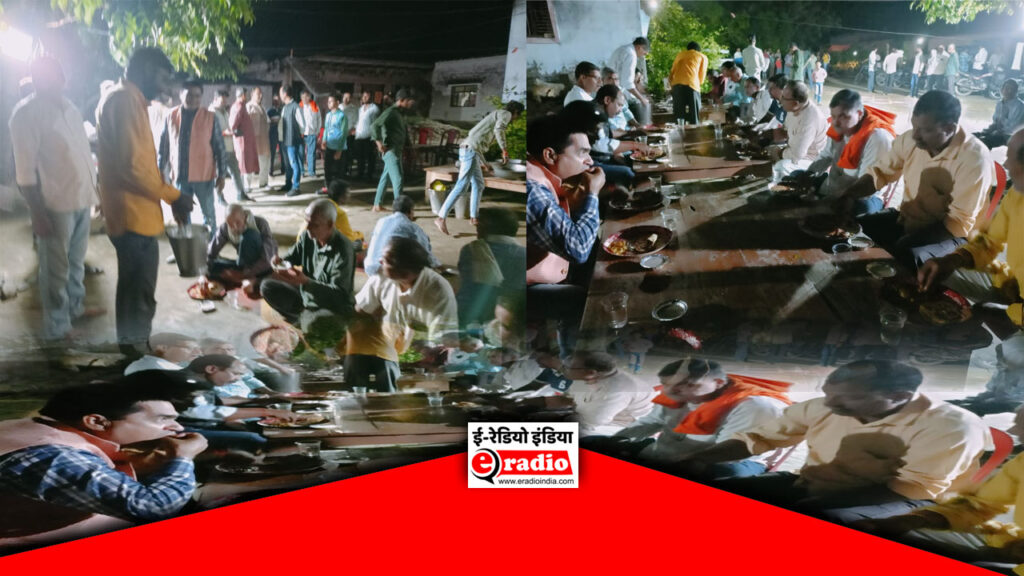 भगवान श्री राम को राजगद्दी के उपलक्ष में विशाल भंडारा आयोजित