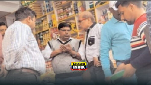 खाद्य सुरक्षा विभाग की टीम ने की छापामारी, मचा हड़कंप