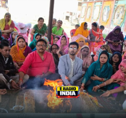 सरधना में महादेव देवी मंदिर में शिव परिवार प्राण प्रतिष्ठा महोत्सव धूमधाम से संपन्न