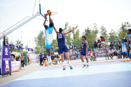 सुभारती विश्वविद्यालय में 3x3 बास्केटबॉल चैंपियनशिप का चौथा दिन रहा रोमांचक 2 सुभारती विश्वविद्यालय में 3x3 बास्केटबॉल चैंपियनशिप का चौथा दिन रहा रोमांचक