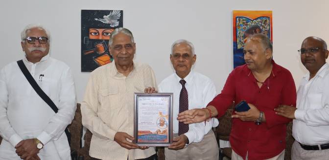 Lectures were organised on the Partition of 1947 and the idea of ​​a united India.