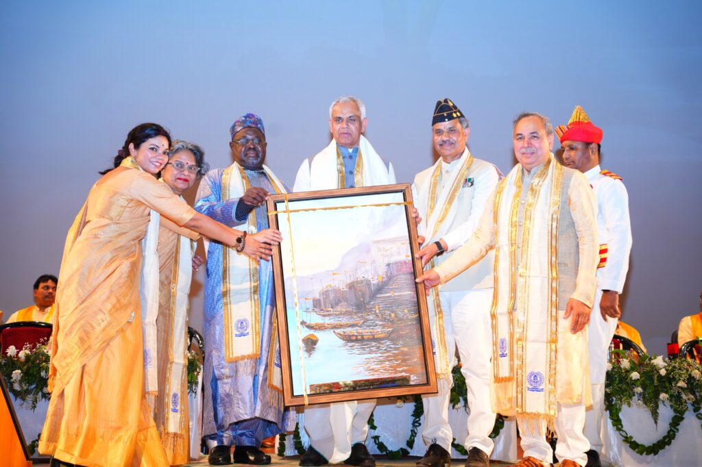 subharti university convocation, meerut news, subharti university 11th convocation, acharya devvrat speech, convocation ceremony meerut, university degree distribution, subharti university news, meerut education news, digilocker degrees india, convocation 2026 india,