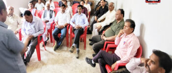 कोरी भुईयार समाज की बैठक में समाज के उत्थान पर चर्चा की