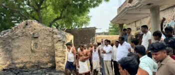 अग्निकांड से क्षति की सूचना पर पहुंचे विधायक