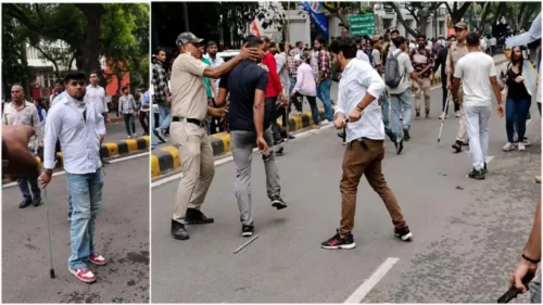 Parliament protest 1