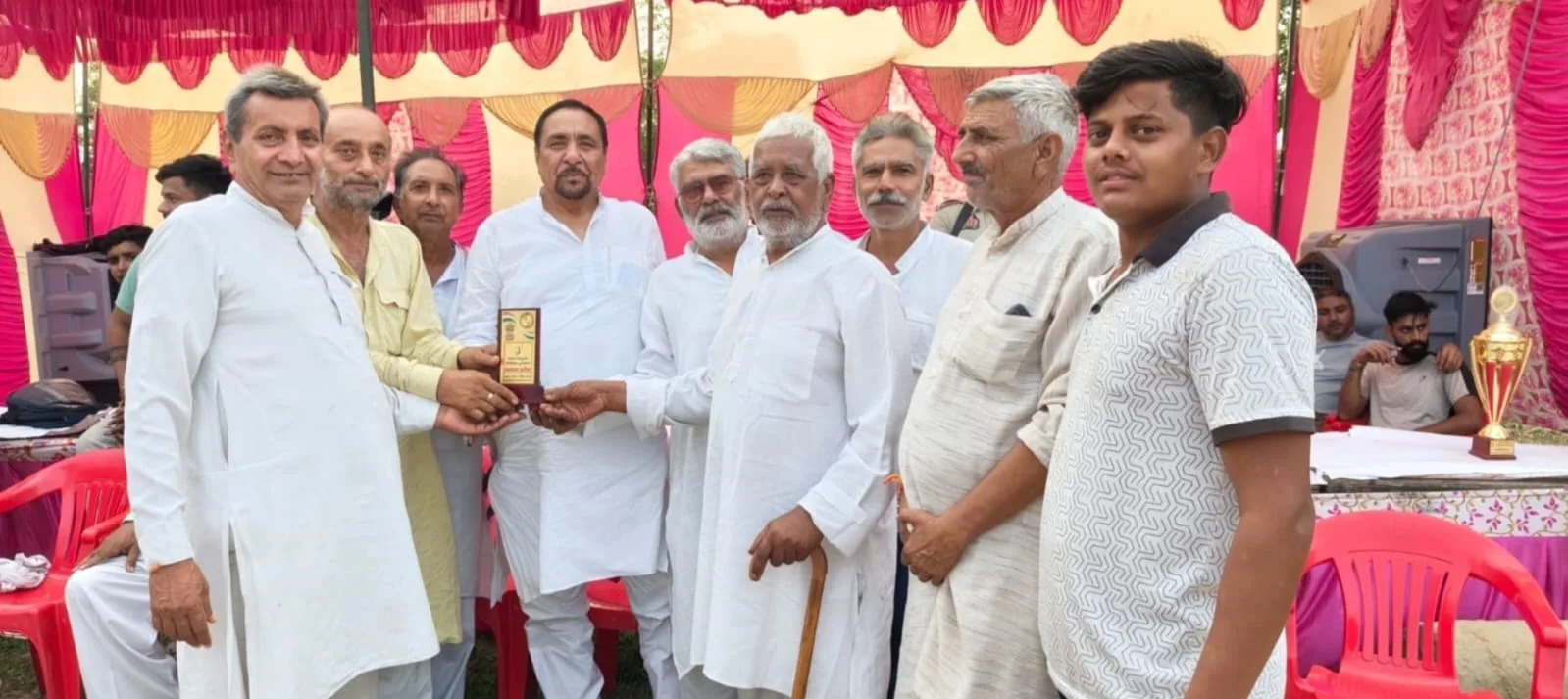 रासना में प्रथम परशुराम वॉलीबॉल टूर्नामेंट का भव्य शुभारंभ