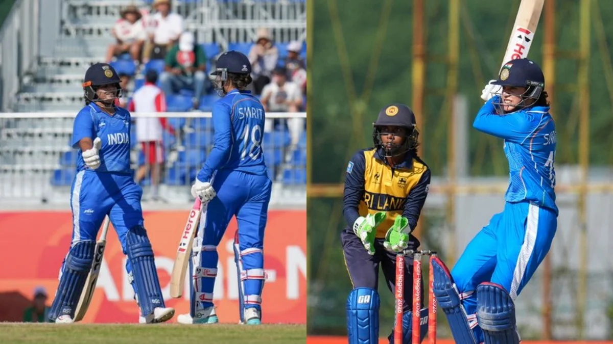 smriti mandhana shafali verma IND W vs SL W