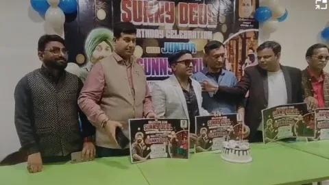 मेरठ में जूनियर सनी देओल ने मनाया जन्मदिन