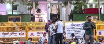 delhi police protest on SIR delhi court