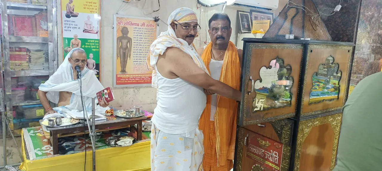 10 Lakshan festival started in Anandpuri Jain temple