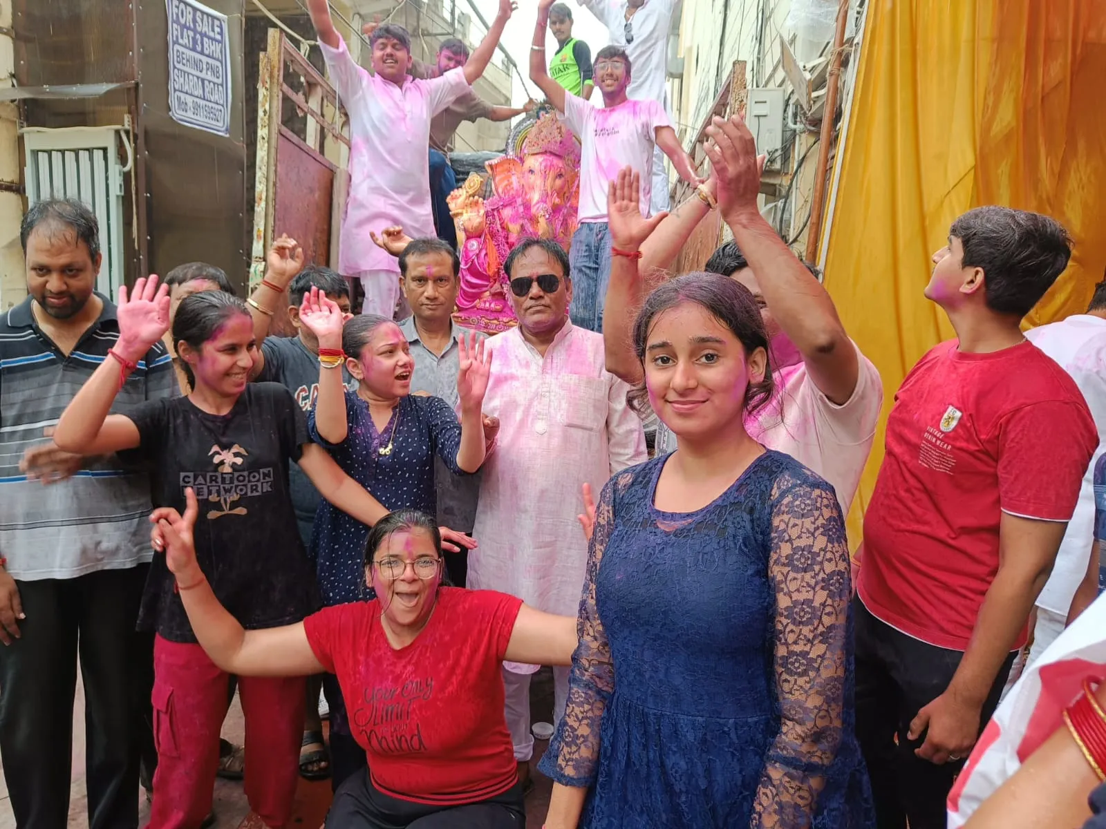 गणपति बप्पा मोरया… शारदा एन्क्लेव में धूमधाम से संपन्न हुआ श्रीगणेश उत्सव